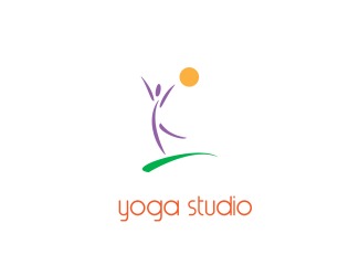 Projekt graficzny logo dla firmy online yoga studio